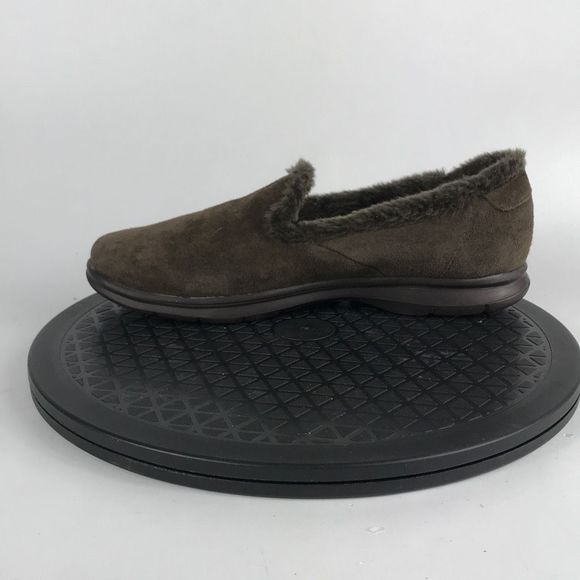 Skechers Goga Mat Pillars Faux Fur Brown Slip On Shoes 14310 Women’s Size 9 - Picture 9 of 12
